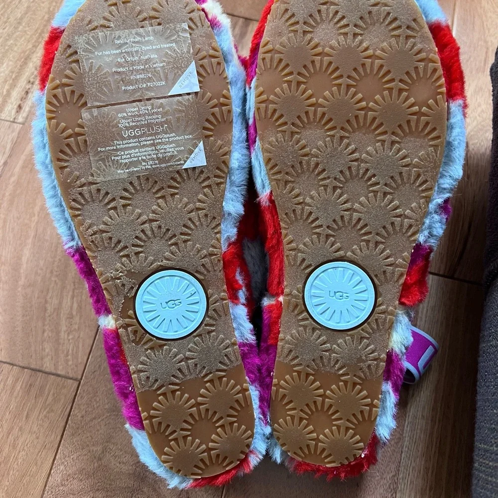 UGG Fluff Yeah Slide Multicolor Slippers/Sandals - Picture 6 of 9